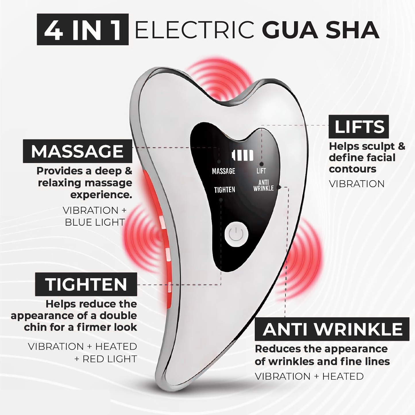 4 in 1 Electric Facial Massager